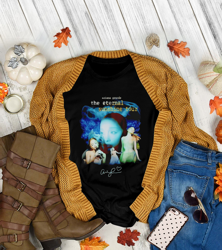Ariana Grande The Eternal Sunshine Tour Collage with Signature T-Shirt