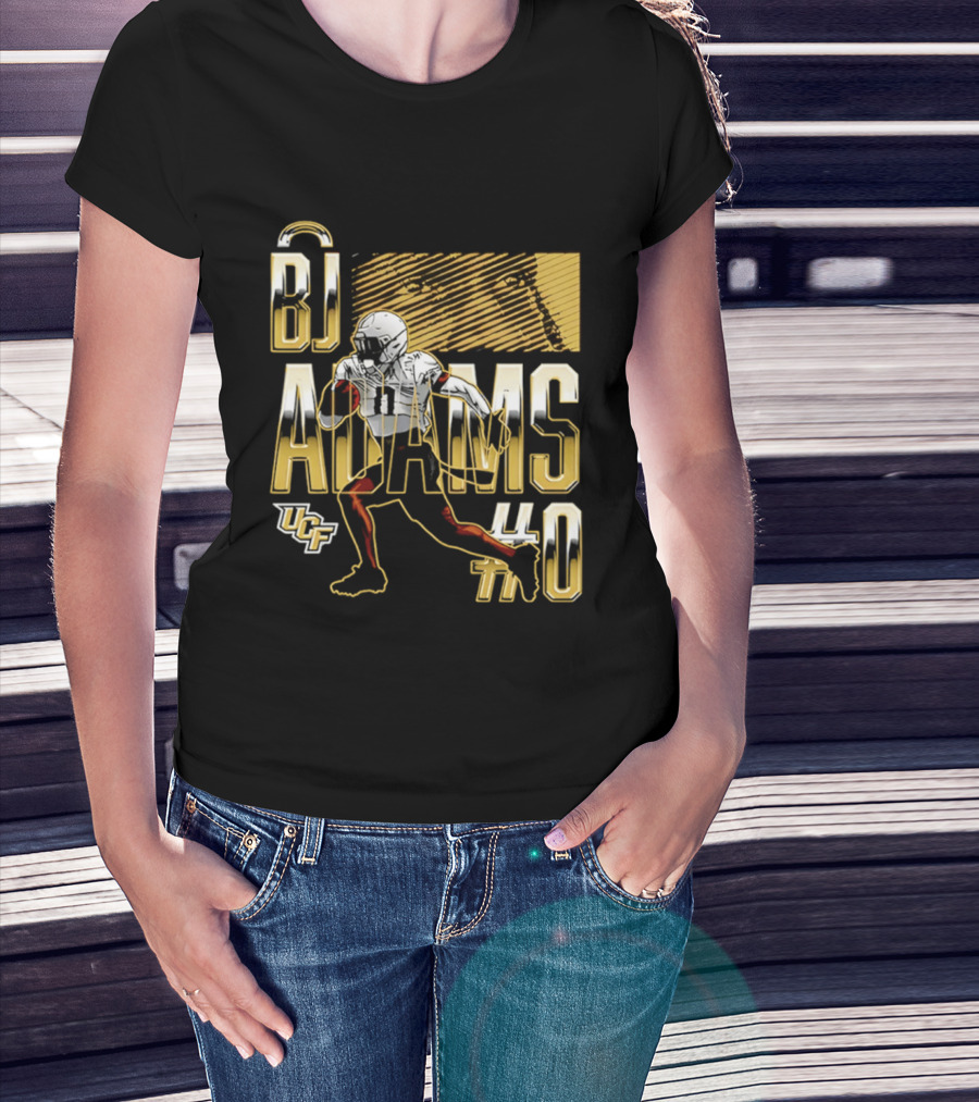 BJ Adams UCF Football NCAA Caricature Player 40 T-Shirt