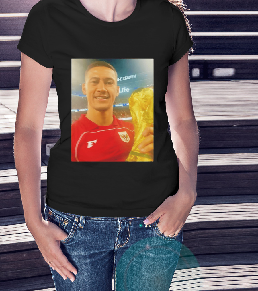 Life Stadium Álex Grimaldo Bundesliga Trophy Event Image T-Shirt