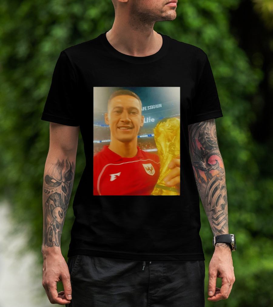 Life Stadium Álex Grimaldo Bundesliga Trophy Event Image T-Shirt