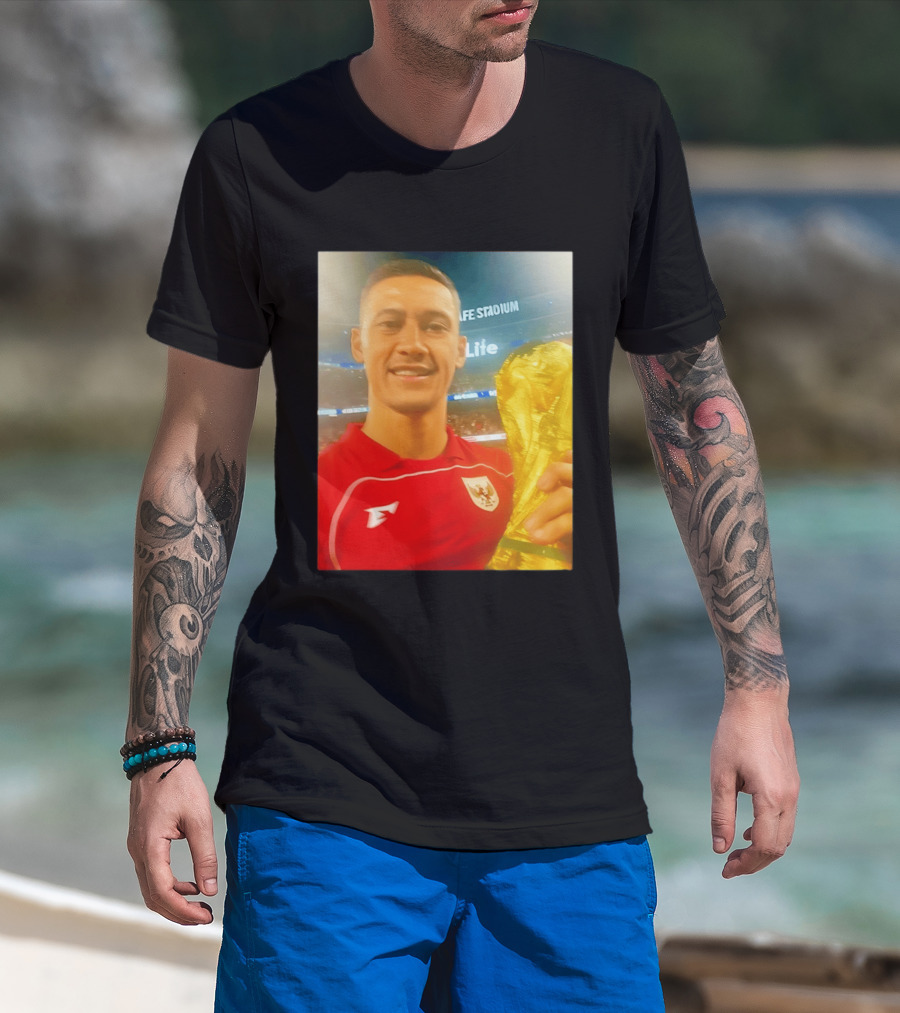 Life Stadium Álex Grimaldo Bundesliga Trophy Event Image T-Shirt
