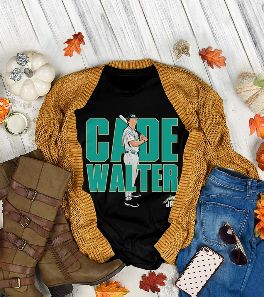 Cade Walter JAX Baseball NCAA Caricature T-Shirt