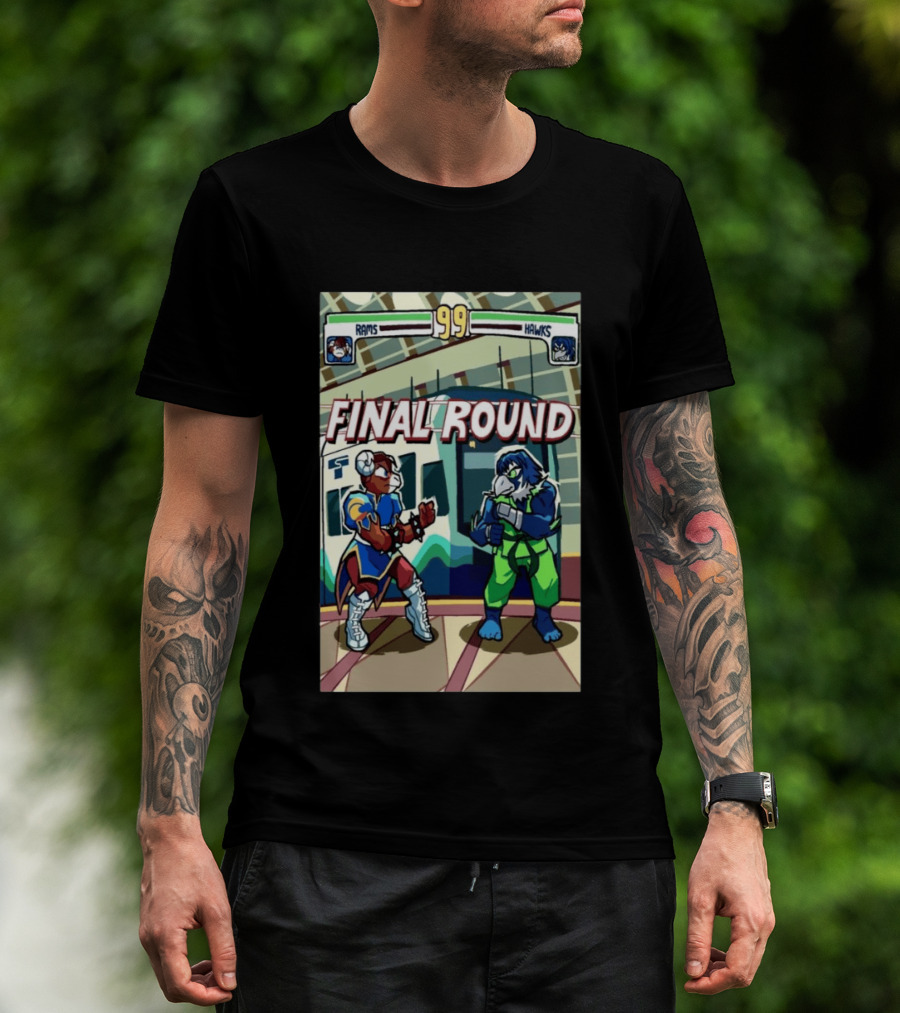 Seattle Seahawks Vs Los Angeles Rams Final Round Lumen Field Seattle WA Jan 25 2026 T-Shirt