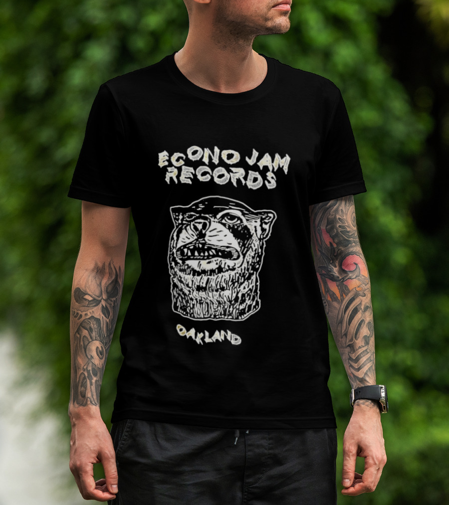 Econo Jam Records Oakland Bear Face T-Shirt