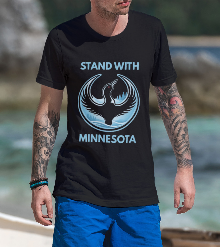 Stand With Minnesota Loon T-Shirt