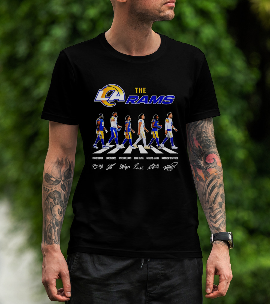 The Los Angeles Rams Abbey Road Signature Edition 2026 T-Shirt