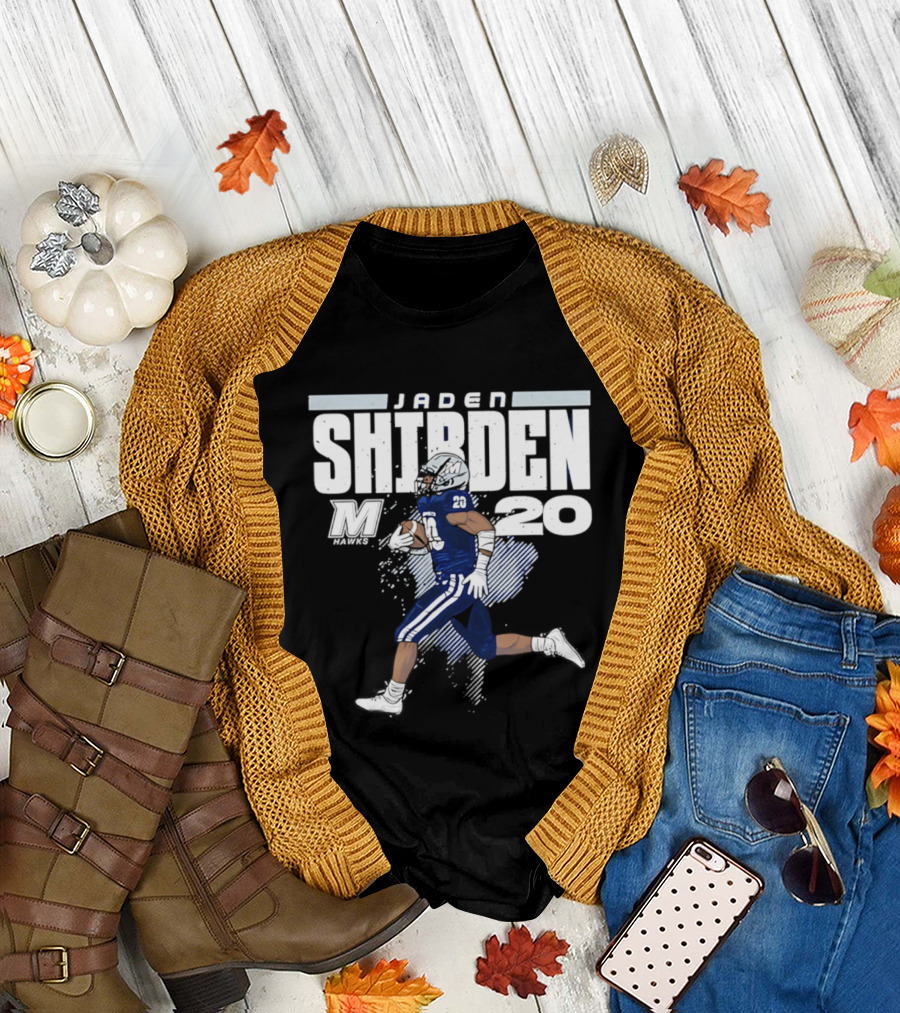 Jaden Shirden Monmouth NCAA Football 20 T-Shirt