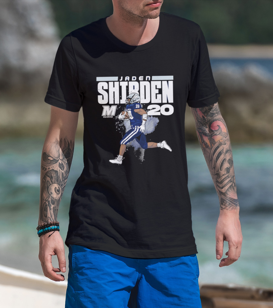 Jaden Shirden Monmouth NCAA Football 20 T-Shirt