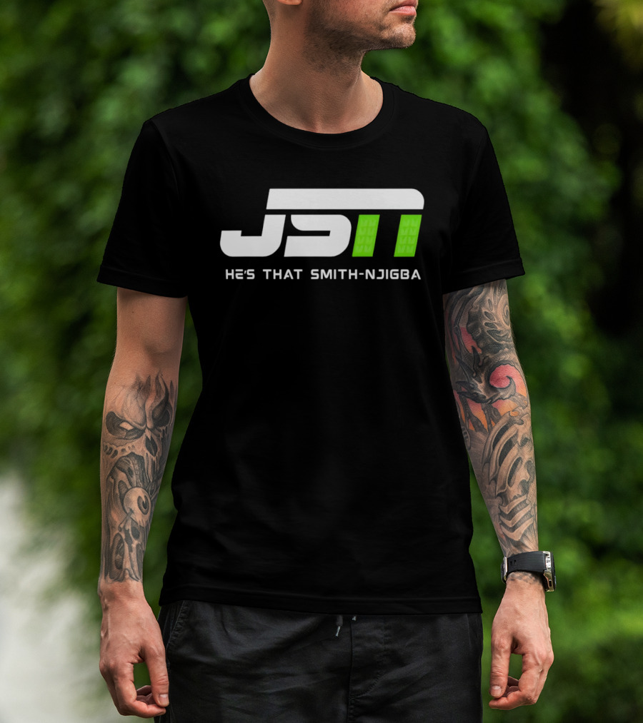 JSN He's That Smith Njigba Seattle Seahawks Football T-Shirt