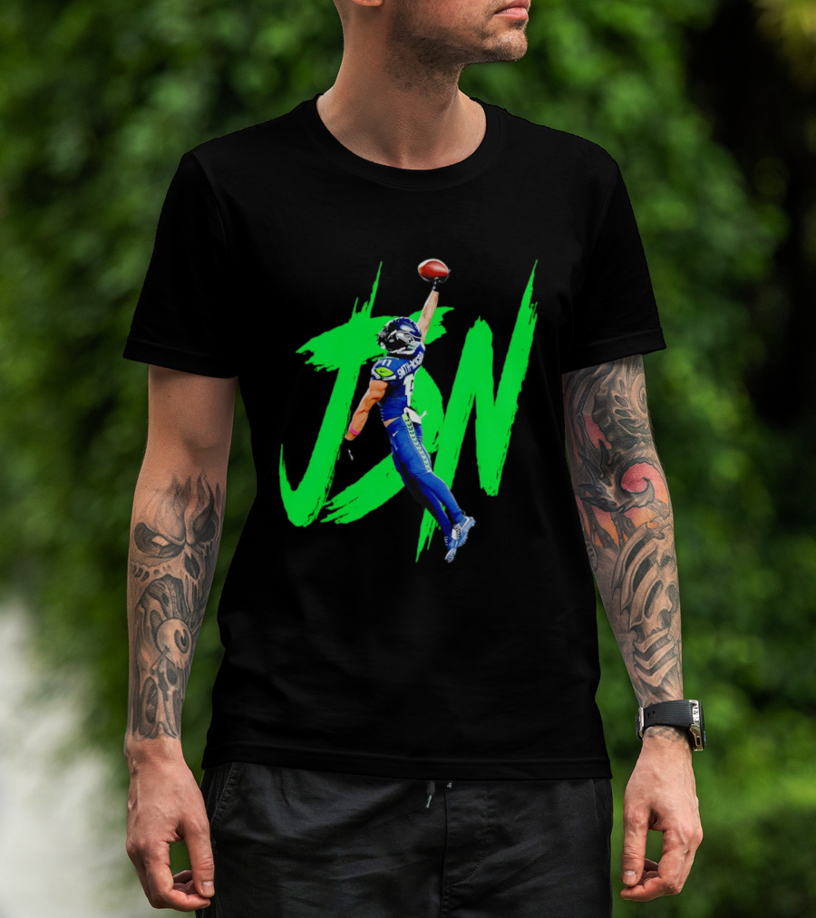 JSN Jaxon Smith Njigba Seattle Seahawks Football 2025 T-Shirt