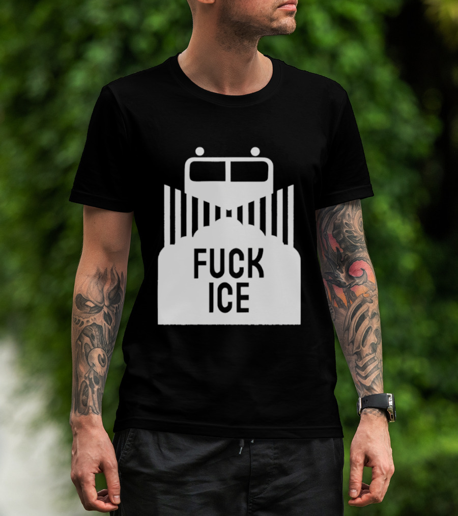 Fuck Ice Detention Abolition Protest Message T-Shirt