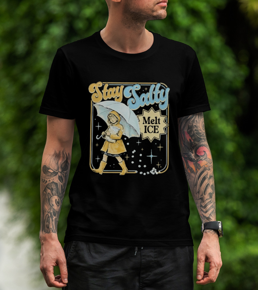 Stay Salty Melt ICE Umbrella Girl T-Shirt