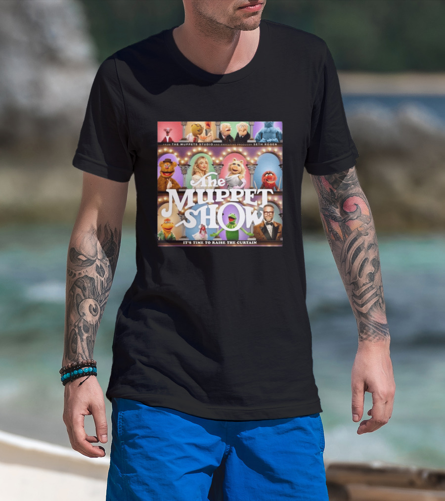The Muppet Show It's Time To Raise The Curtain February 4 2026 Seth Rogen Executive Producer T-Shirt