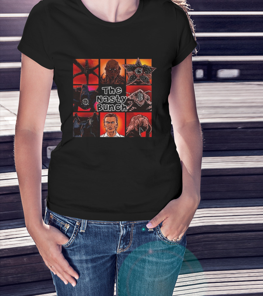 The Nasty Bunch Stranger Things Villains Cartoon T-Shirt