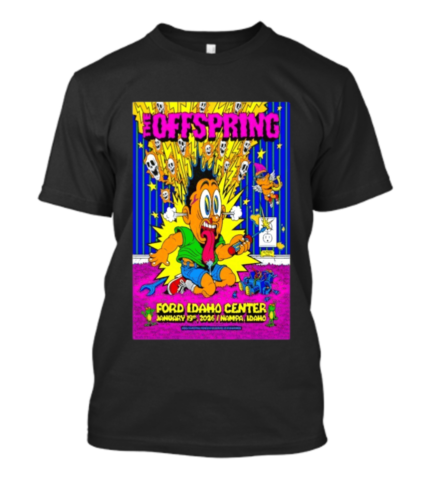 The Offspring Ford Idaho Center January 19 2026 Nampa Idaho T-Shirt