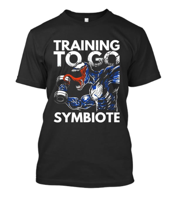 Venom Training To Go Symbiote Gym Comic Fitness Motivation T-Shirt