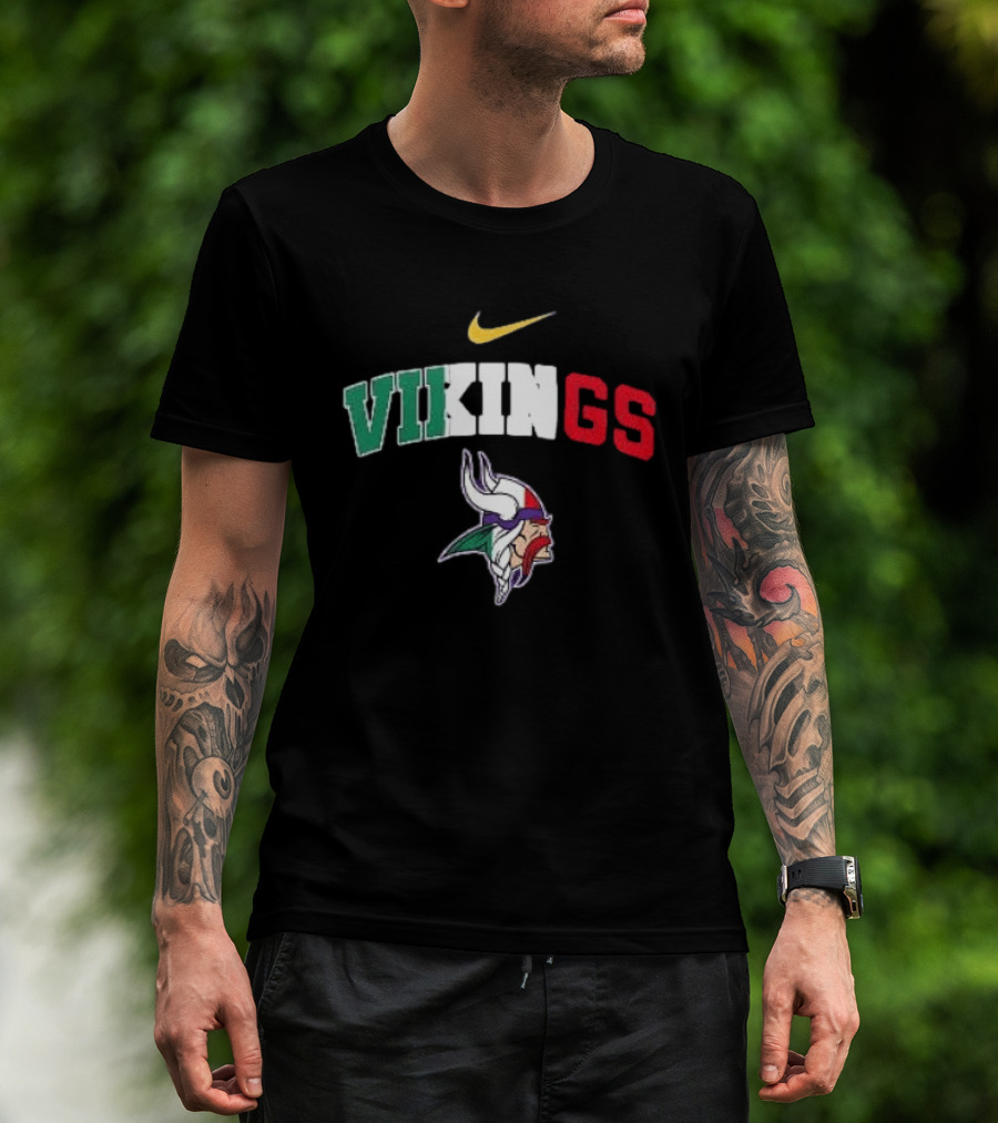 Minnesota Vikings Italia Nike Go Vikings T-Shirt