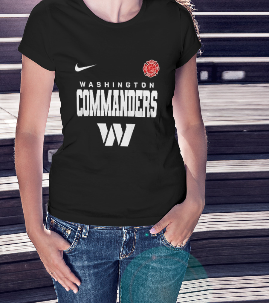 Washington Commanders Red Friday Firefighter Nike Team T-Shirt
