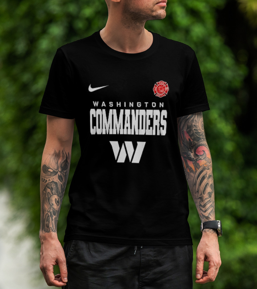 Washington Commanders Red Friday Firefighter Nike Team T-Shirt