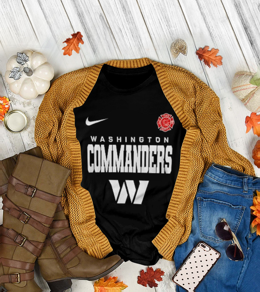 Washington Commanders Red Friday Firefighter Nike Team T-Shirt