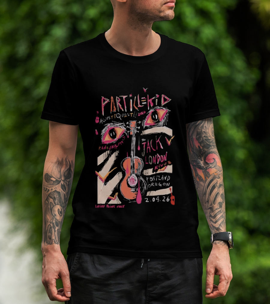 Particlekid AcoustiQuest Tour Portland Oregon 2026 Jack London Reimagined T-Shirt