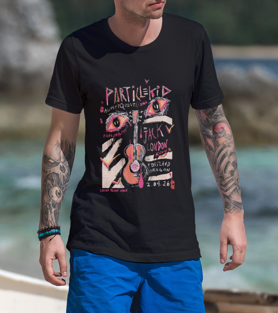 Particlekid AcoustiQuest Tour Portland Oregon 2026 Jack London Reimagined T-Shirt