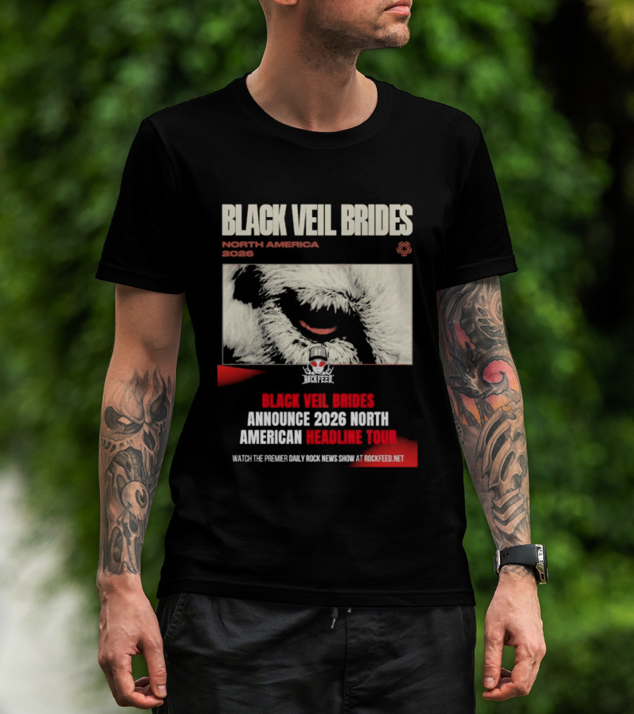 Black Veil Brides Announce 2026 North American Endless Tour Dates T-Shirt