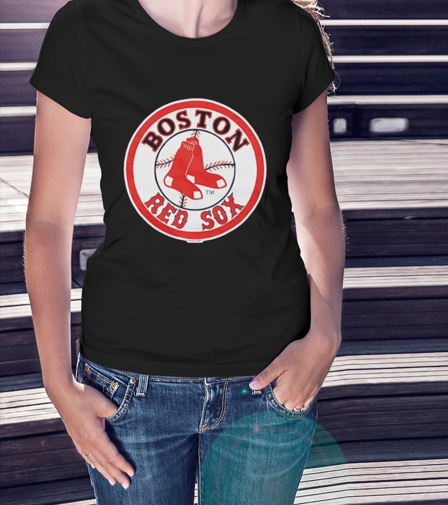 Boston Red Sox Hanging Red Socks Baseball Team T-Shirt