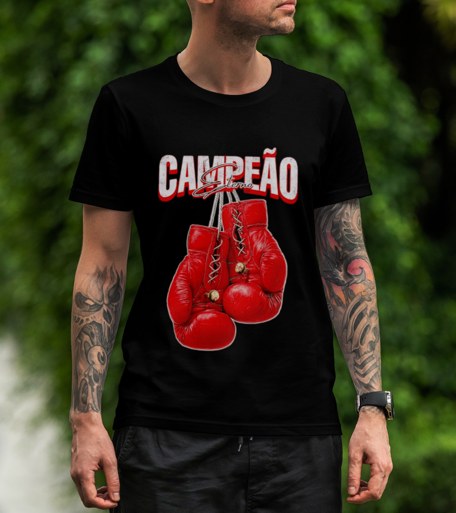 Campeao Eterno Red Boxing Gloves T-Shirt