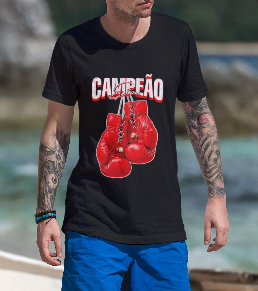 Campeao Eterno Red Boxing Gloves T-Shirt
