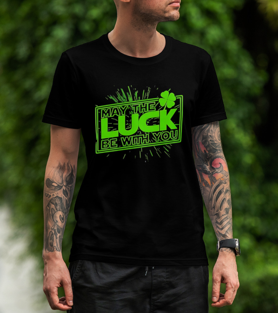 May The Luck Be With You Clover Star Wars T-Shirt