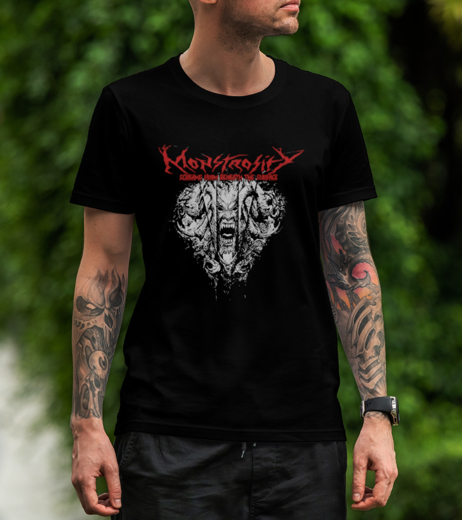 Monstrosity Scream Horror T-Shirt