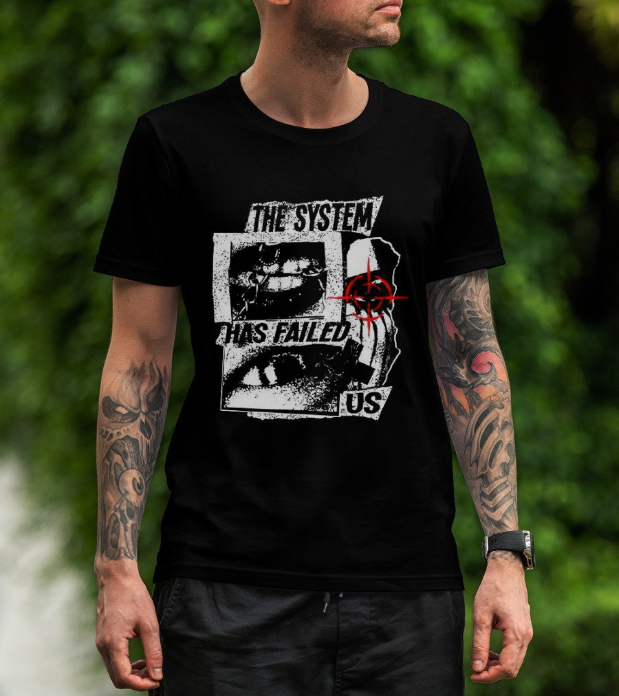The System Has Failed US Target Visual Motif T-Shirt
