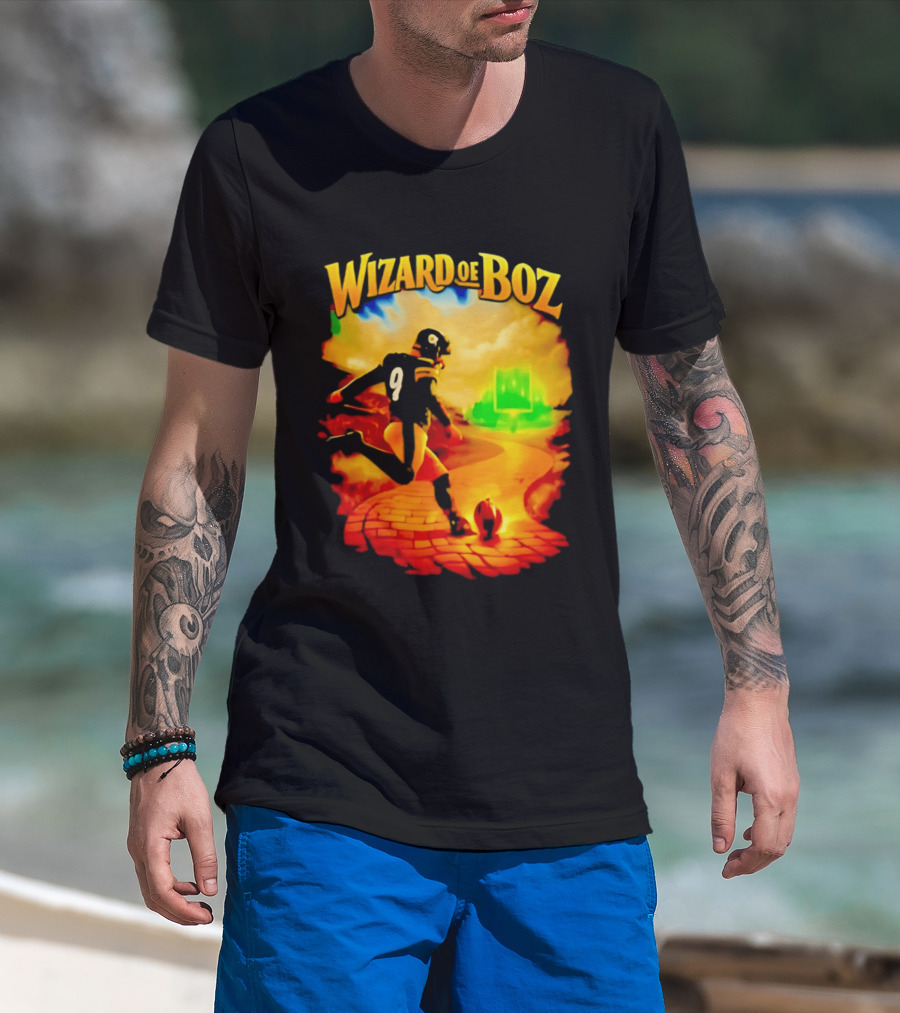 Wizard Of Boz Chris Boswell Pittsburgh Steelers Football Kicker Fantasy T-Shirt
