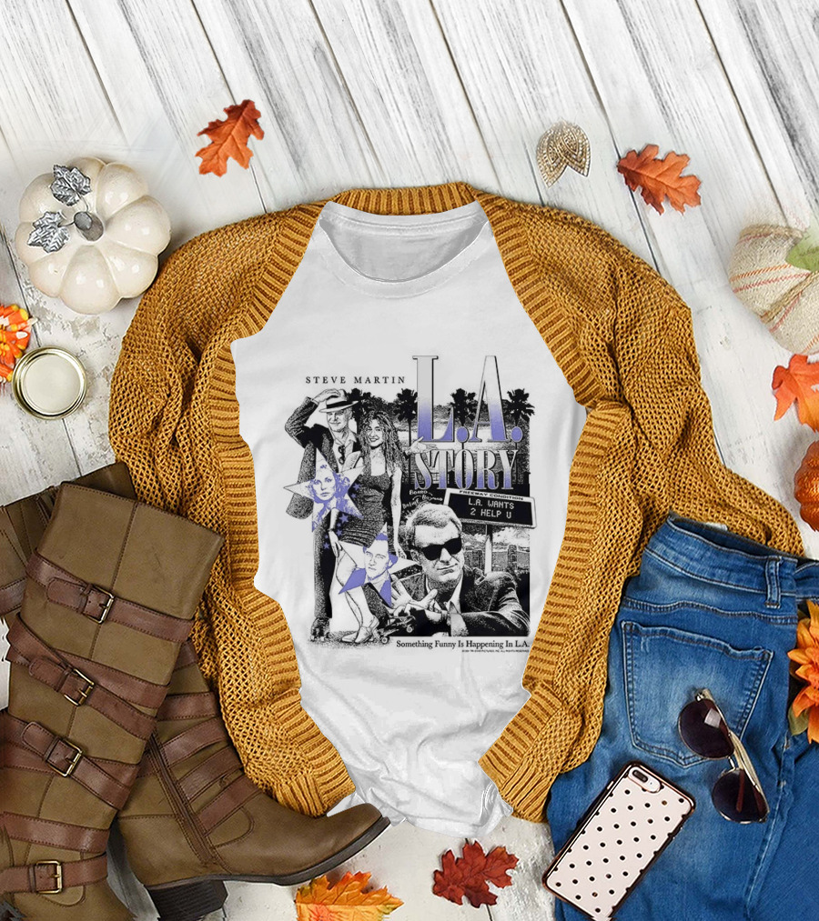Steve Martin SanDeE L.A. Story Retro Movie 90s Comedy T-Shirt
