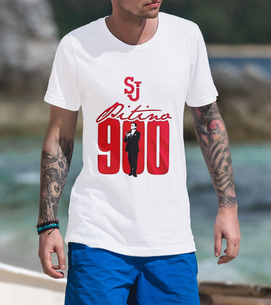 St. John's Rick Pitino 900 Victory Celebration 2026 T-Shirt
