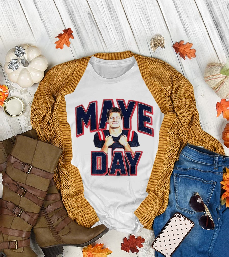 Maye Day Gay for Maye Drake Maye New England Patriots Football Player T-Shirt