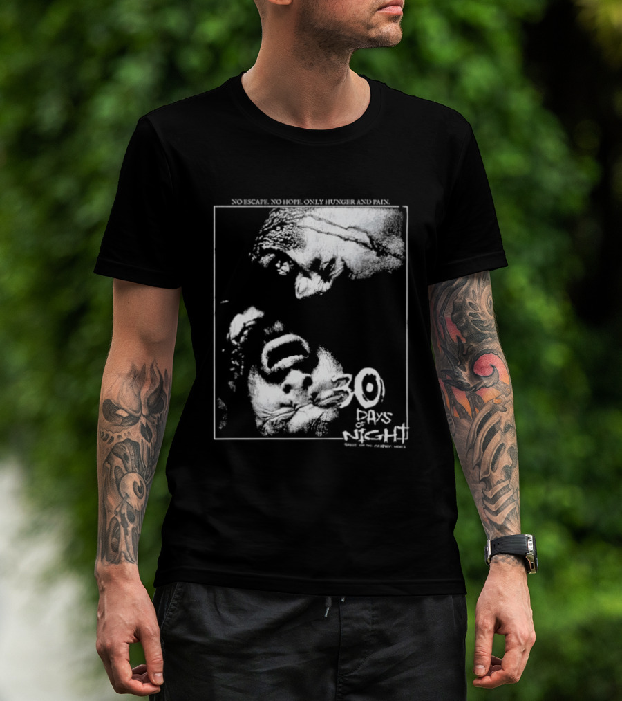 30 Days Of Night No Escape No Hope Only Hunger And Pain Graphic Novel Horror T-Shirt