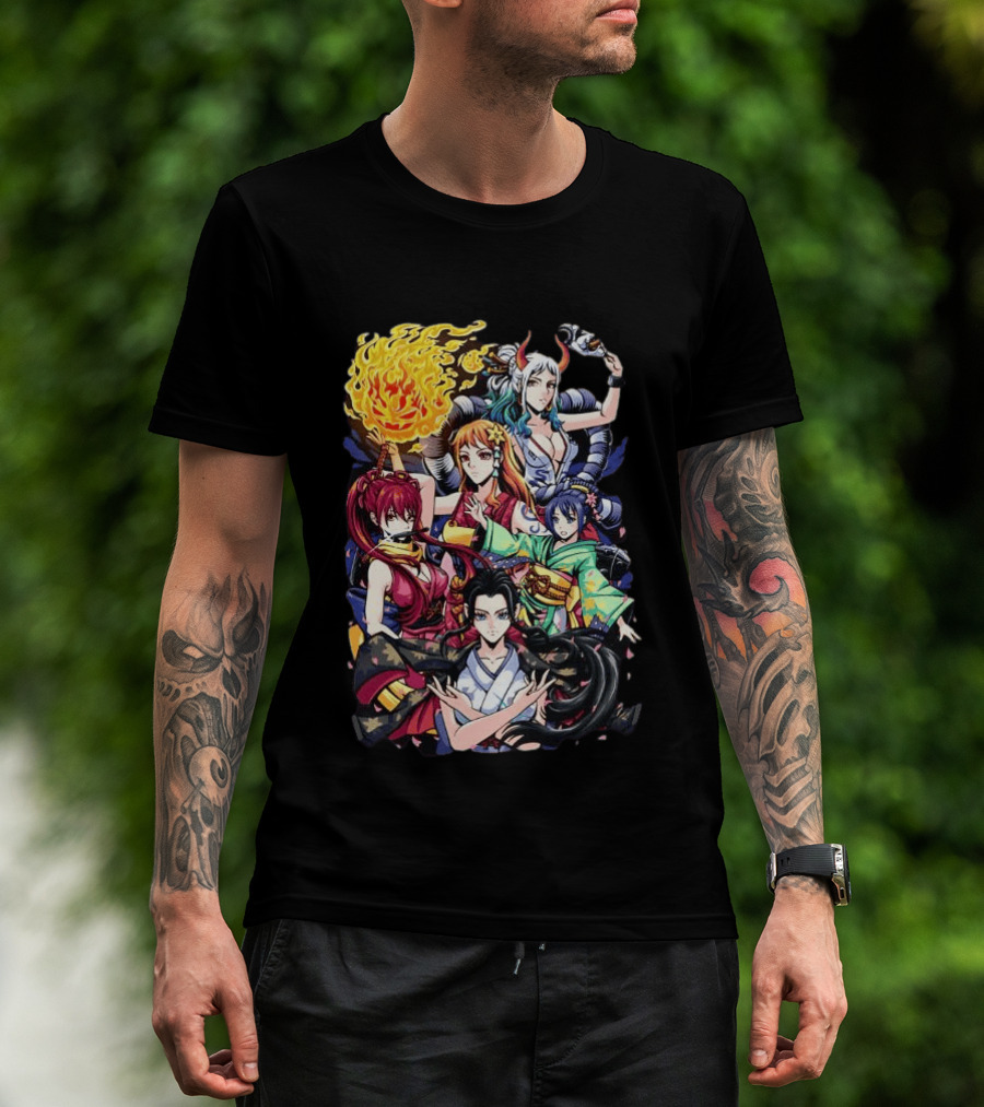 Wano Country Arc One Piece Anime Female Characters Crimson Voyage T-Shirt