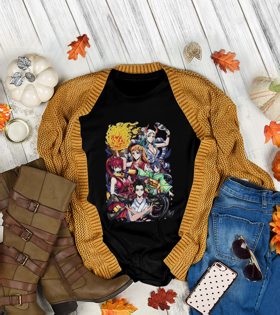 Wano Country Arc One Piece Anime Female Characters Crimson Voyage T-Shirt