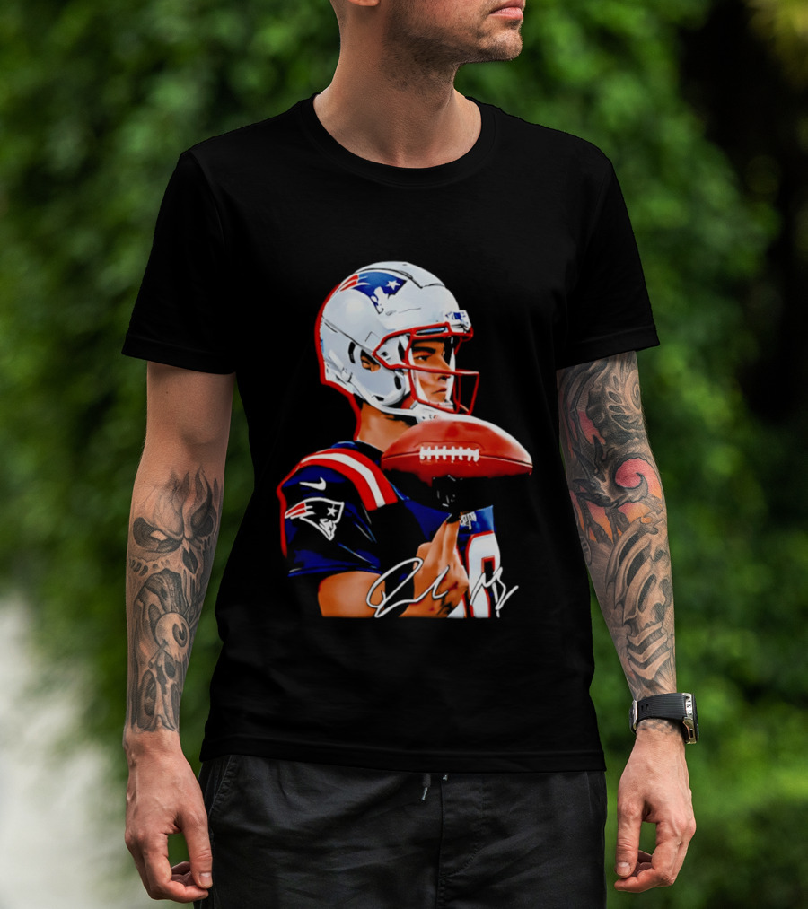 Drake Maye New England Patriots Quarterback Football Patriots Jersey T-Shirt