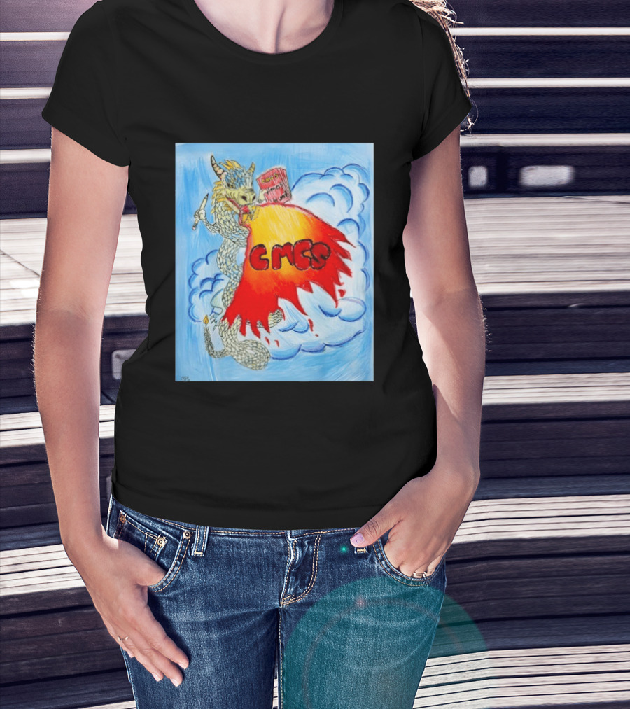 CMCS Yearbook Dragon 2026 Cloud Fire T-Shirt