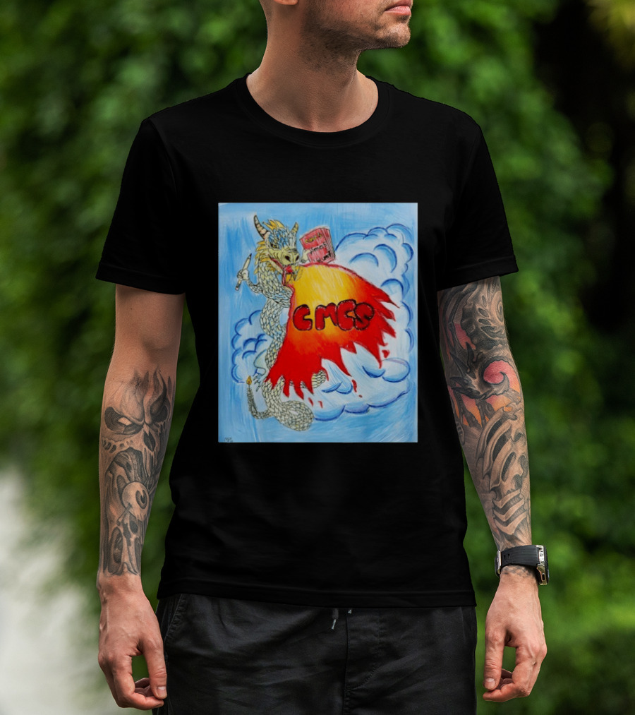 CMCS Yearbook Dragon 2026 Cloud Fire T-Shirt