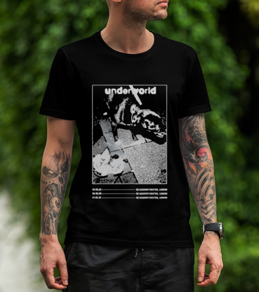 Underworld 2026 Tour Dates Event T-Shirt