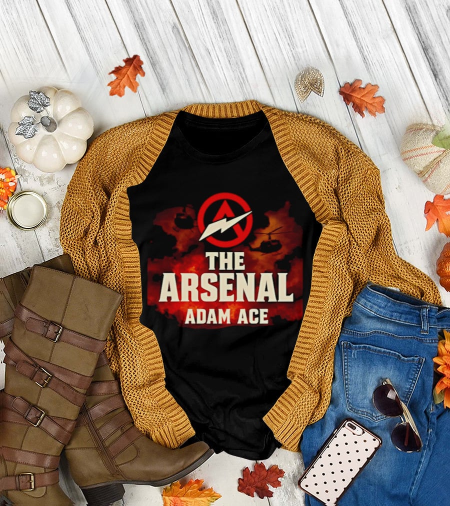 The Arsenal Adam Ace Helicopter Ride Adventure T-Shirt