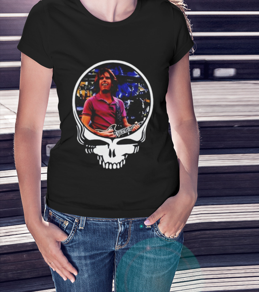 Bob Weir Grateful Dead Enjoying The Ride Skull T-Shirt