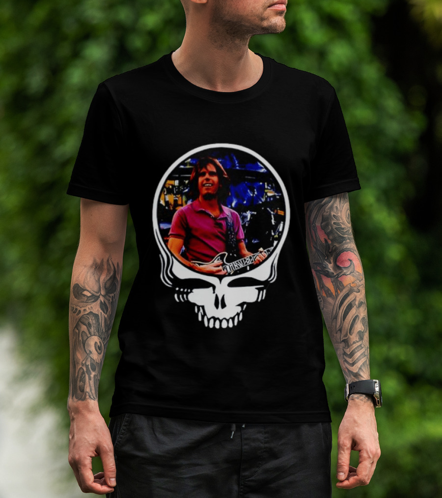 Bob Weir Grateful Dead Enjoying The Ride Skull T-Shirt