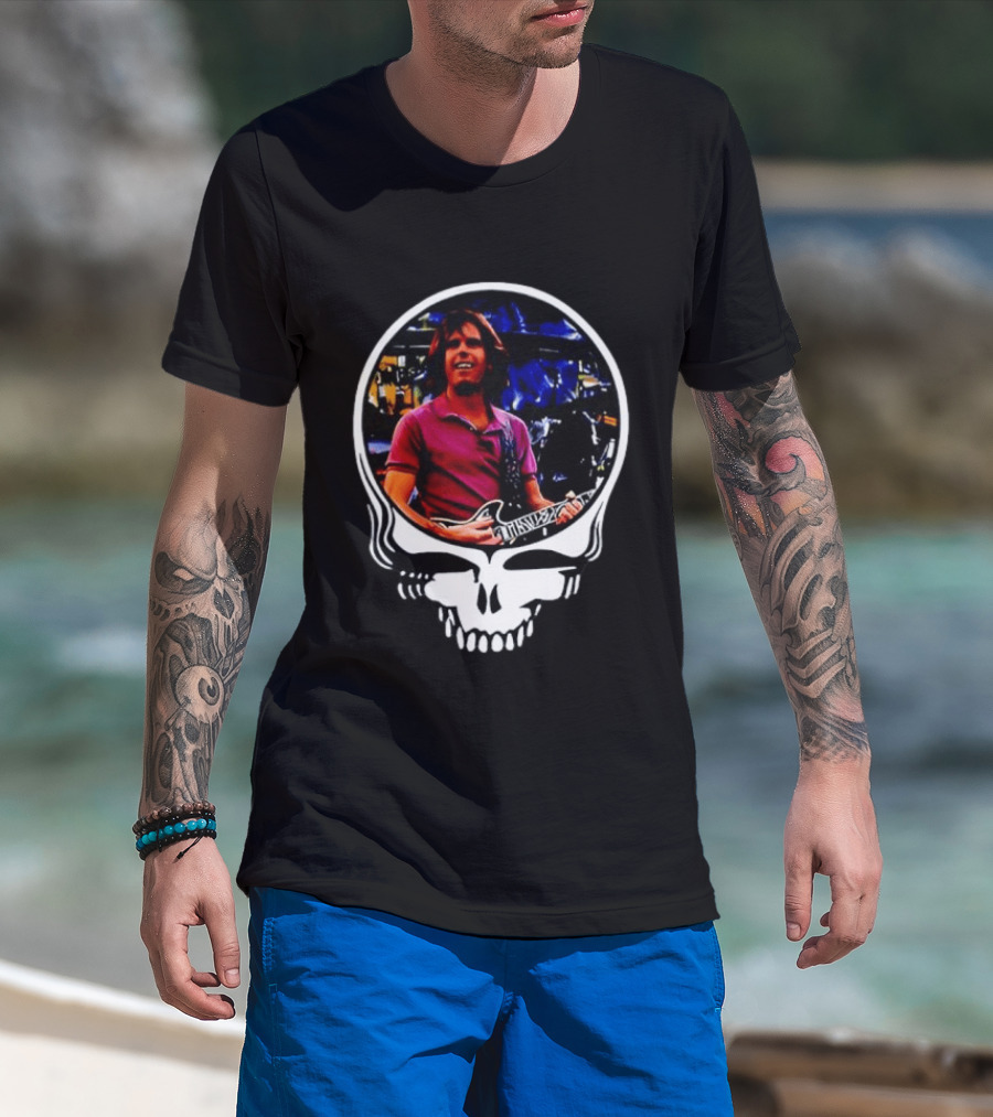 Bob Weir Grateful Dead Enjoying The Ride Skull T-Shirt