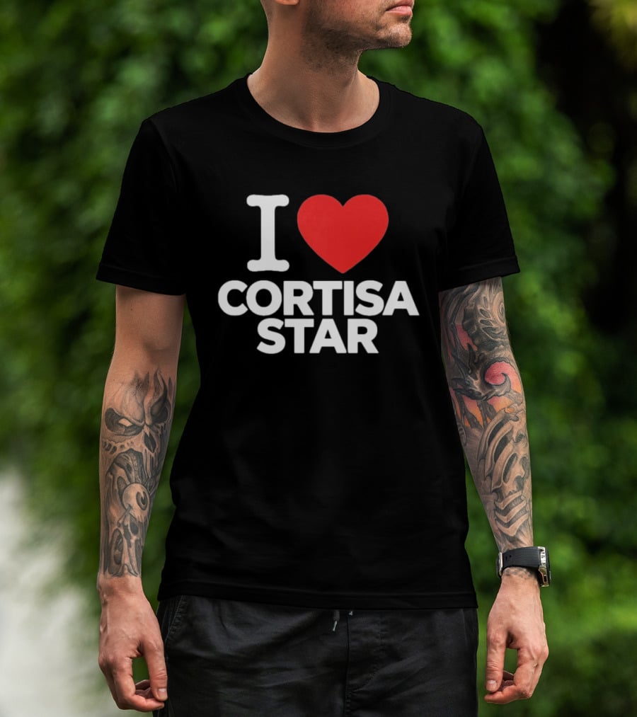 I Love Cortisa Star Heart T-Shirt