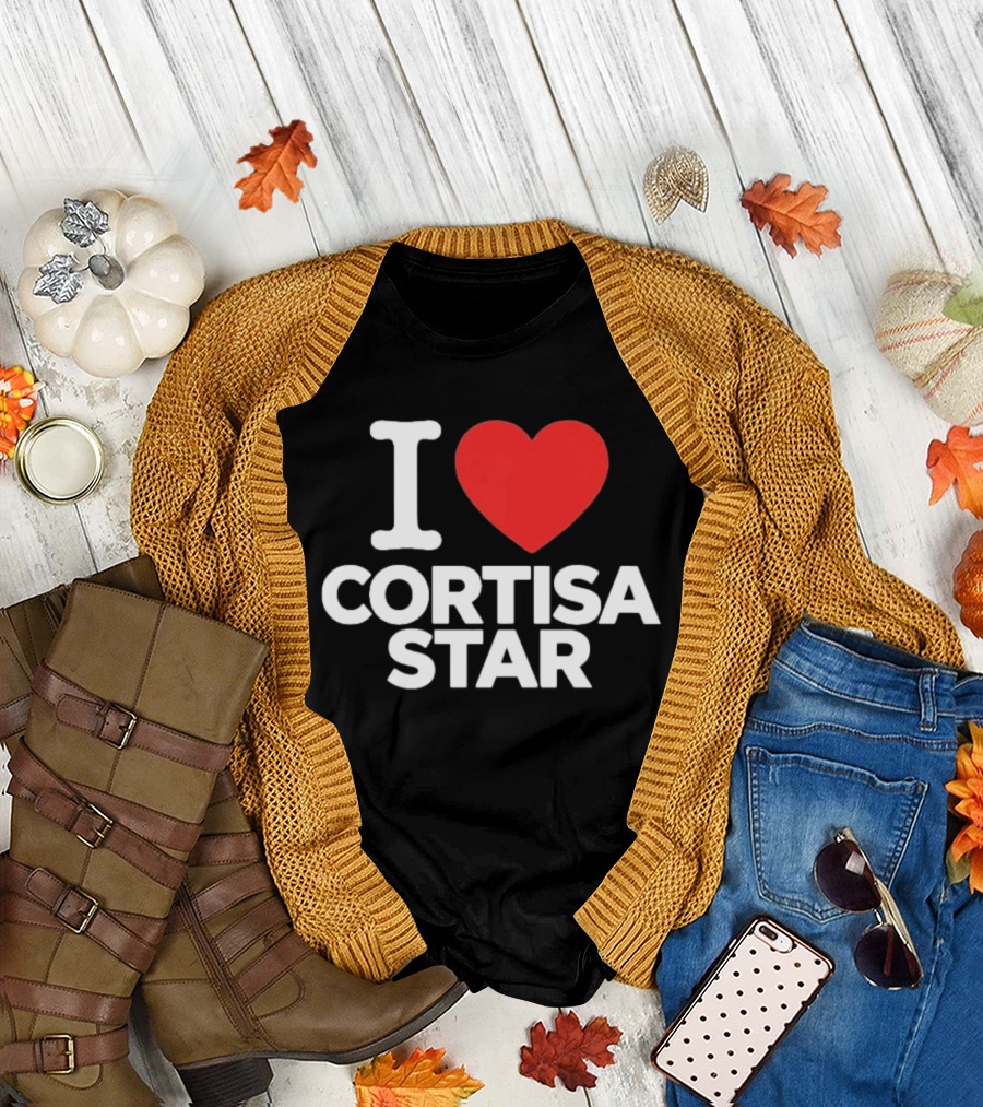 I Love Cortisa Star Heart T-Shirt